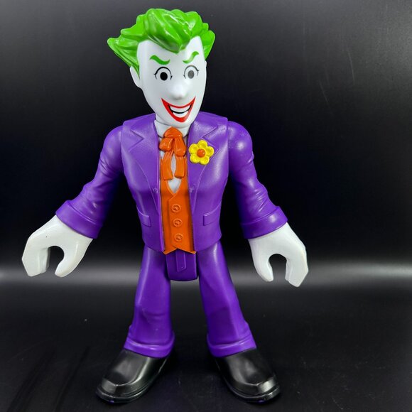 Fisher Price Imaginext XL DC Super Friends Joker Action Figure Toy Purple 2022 - Picture 1 of 13